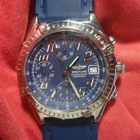 breitling chronomat a13050.1 40 5mm blue dial nos sc|breitling a13050.1 preis.